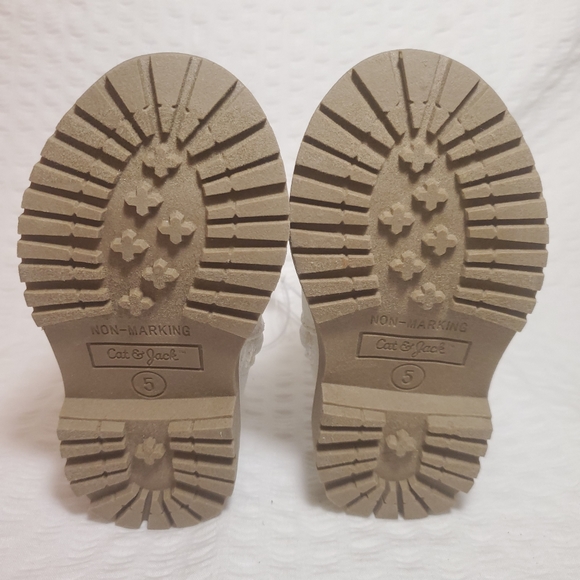 Cat & Jack Metallic White Toddler Unicorn Boots - Picture 4 of 5